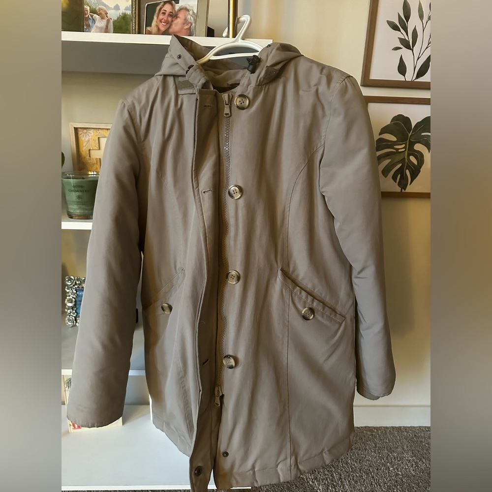 Real down heavy winter jacket